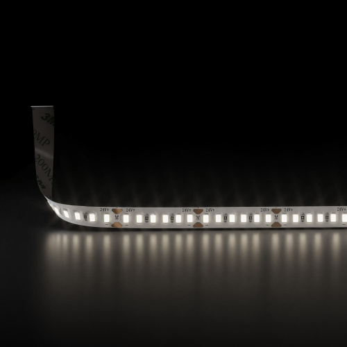 Лента светодиодная 180Led 12 Вт IP20 4000K дневной белый, 5м 2835 24V 180Led 12W IP20 фото 2