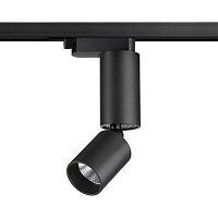 359319 PORT NT24 280 черный Светильник трековый однофазный трехжильный IP20 LED 5W 85-265V 3000K 600Лм TUBO