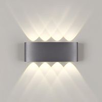 358461 STREET NT20 736 темно-серый  Ландшафтный настенный светильник IP54 LED 4000K 8W 85-265V CALLE