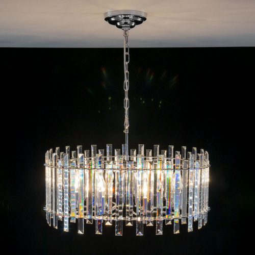 Citilux Ингвар CL334181 Люстра подвесная хрустальная Хром фото 6