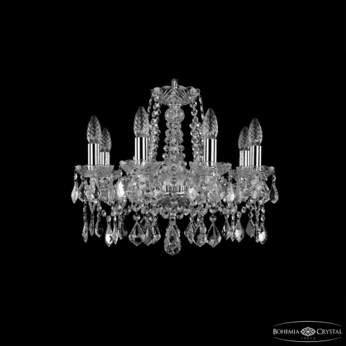 Люстра хрустальная 1413/8/165 Ni Leafs Bohemia Ivele Crystal (Богемия Ивеле Кристалл) Люстра хрустальная 1413/8/165 Ni Leafs Bohemia Ivele Crystal (Богемия Ивеле Кристалл)
