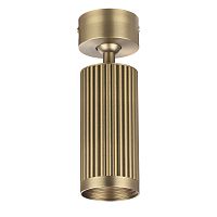 7013/1C HIGHTECH ODL25 331 Потолочный св-к поворотный на 360° металл/под латунь IP20 LED GU10 10W 220V MANCHESTER