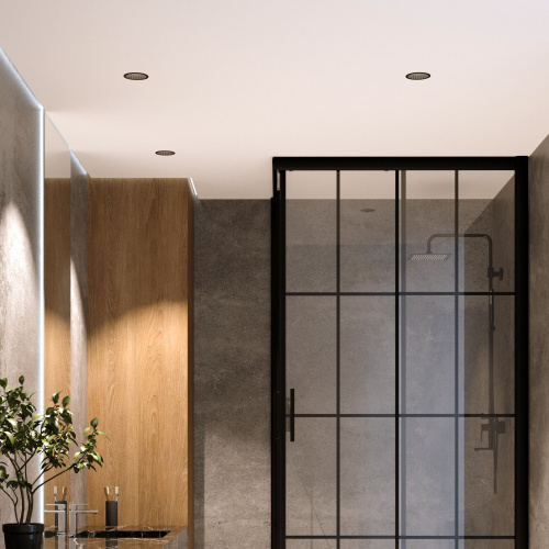 Светильник встраиваемый светодиодный Arco 12W 3000K черный жемчуг IP44 15274/LED фото 4