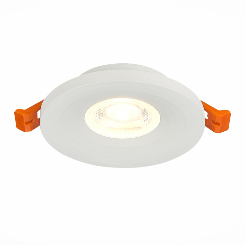 ST205.508.01 Св-к встр. Белый GU10 1*50W  D95xH27 220V Без ламп Встраиваемые светильники фото 8