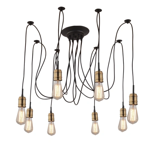 Подвесная люстра Arte Lamp MAZZETTO A4290SP-7BK Подвесная люстра Arte Lamp MAZZETTO A4290SP-7BK