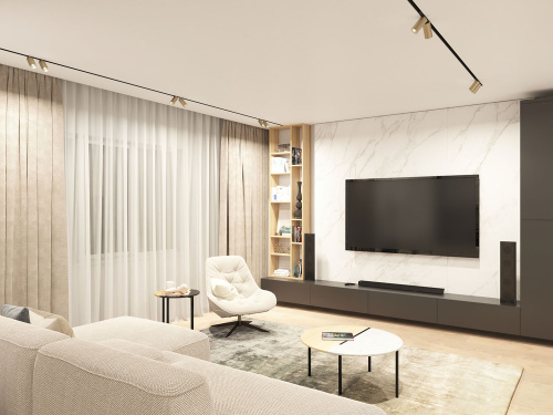 DK8012-BG Акцентный светильник SMART SPOT DOUBLE 2x9W DIM 3000K-6000K, матовое золото с черным фото 2