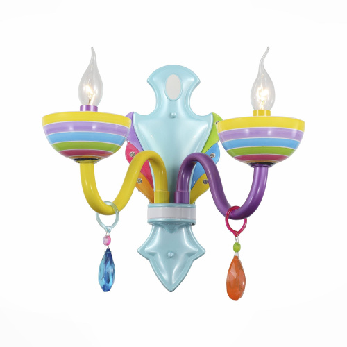 SL672.781.02 Бра ST-Luce Разноцветный/Разноцветный E14 2*40W ORNATO фото 4