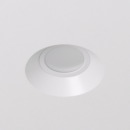 DK2081-WH Встраиваемый точечный светильник для натяжных ПВХ потолков INVIZ, IP 20, до 9 Вт, GU10, LED, белый, ABS-пластик фото 3 DK2081-WH Встраиваемый точечный светильник для натяжных ПВХ потолков INVIZ, IP 20, до 9 Вт, GU10, LED, белый, ABS-пластик фото 3