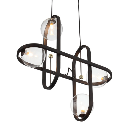 SL1201.403.04 Светильник подвесной ST-Luce Черный/Прозрачный G9 4*5W CIRCONO фото 7