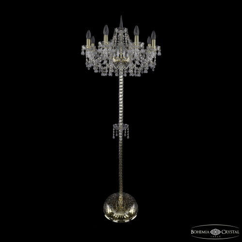 Торшер с хрустальными подвесками 1410T2/8/195-160 G V0300 Bohemia Ivele Crystal (Богемия Ивеле Кристалл) Торшер с хрустальными подвесками 1410T2/8/195-160 G V0300 Bohemia Ivele Crystal (Богемия Ивеле Кристалл)