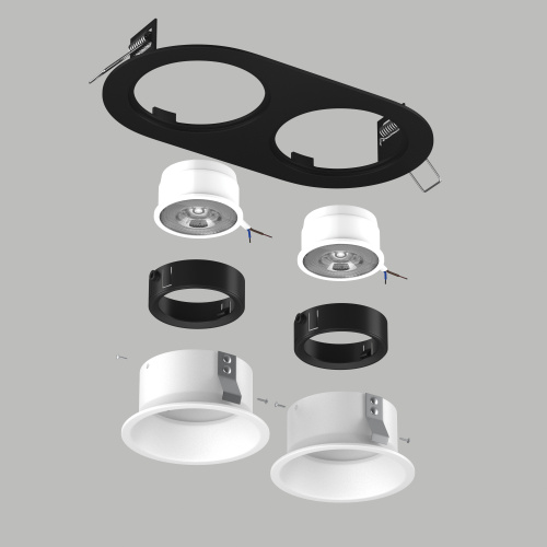 D6570606BMOD Светильник DOMINO ROUND под LED модуль/лампу МR16 (214657+214606+214606+214007+214007) фото 2 D6570606BMOD Светильник DOMINO ROUND под LED модуль/лампу МR16 (214657+214606+214606+214007+214007) фото 2