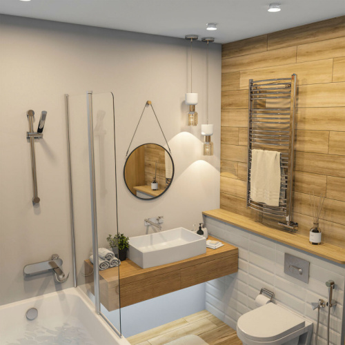 DK2403-WH Встраиваемый светильник влагозащ., IP 44, 15 Вт, GU10, белый, алюминий фото 2