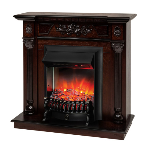 Электрокамин RealFlame Dacota AO античный дуб с очагом Fobos Lux Black RC фото 2