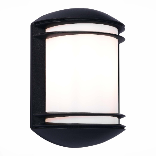 SL076.401.01 Светильник уличный настенный ST-Luce Черный/Белый E27 1*60W AGIO фото 4