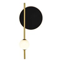 SL6507.431.02 Светильник настенный ST-Luce Шампань, Черный/Белый LED 1+1*9+4W 4000K DALI