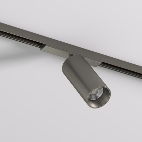 DK5741-DN Светильник для трека SHINE SPOT со светодиодом, D45*H100, 48V DC, 10W, RA?90, 3000K, IP20, темный никель, алюминий фото 3 DK5741-DN Светильник для трека SHINE SPOT со светодиодом, D45*H100, 48V DC, 10W, RA?90, 3000K, IP20, темный никель, алюминий фото 3