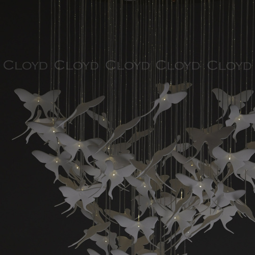 Люстра Cloyd TROPICA C9 / выс. 120 см - керамика - золото (арт.11332) фото 2 Люстра Cloyd TROPICA C9 / выс. 120 см - керамика - золото (арт.11332) фото 2