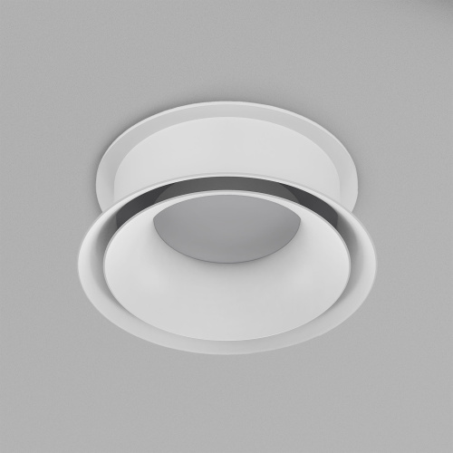 DK2403-WH Встраиваемый светильник влагозащ., IP 44, 15 Вт, GU10, белый, алюминий фото 3