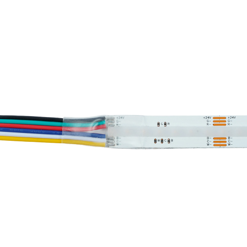 Лента светодиодная  COB RGBW-MIX 5 в 1 840SMD 22Вт/м 24V 5000*12*1.8 мм RGB+2300К+6500K, IP20, LS538 FERON фото 8