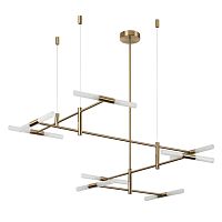 4306/16 HIGHTECH ODL26 277 Потолочный светильник бронзовый/акрилл/металл IP20 G9 40W *16 180° 220V SOHO