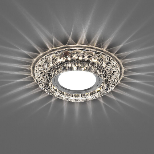 Светильник встраиваемый с LED подсветкой Feron CD987 потолочный MR16 G5.3 прозрачный фото 3