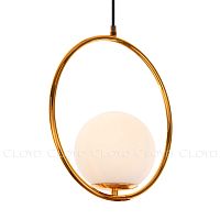 Подвесной светильник Cloyd MONADA-B P1 / выс. 30 см - золото (арт.10413)