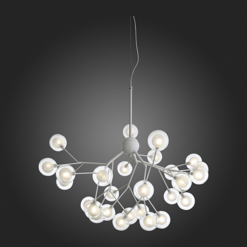 SL376.503.27 Люстра подвесная ST-Luce Белый/Белый,Прозрачный G4 LED 27*2W DEMELE фото 3