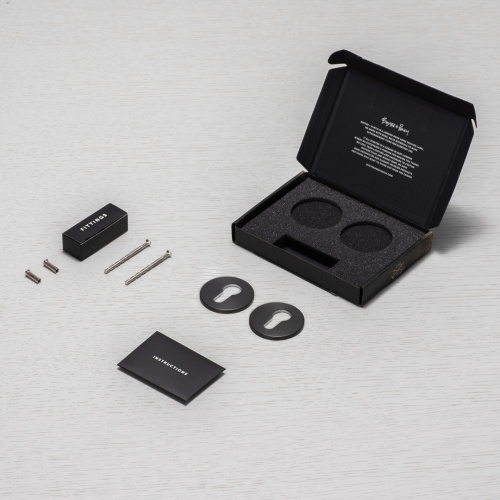 Накладка на замочную скважину Escutcheon Plate Smoked Bronze фото 2