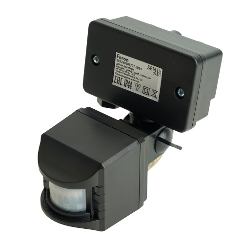 Датчик движения 1200W 10m 120° черный, SEN15/LX02 фото 10