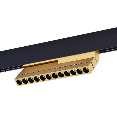 ST805.246.12 Магнитный трековый светильник Золотистый LED 1*12W 4000K 550Lm Ra>90 36° IP20 L220xW22x SKYLINE 48 фото 3