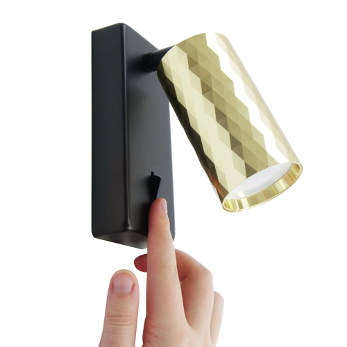 Светильник Feron ML1880 PRISM 35W, 230V, GU10, золото и чёрный фото 7