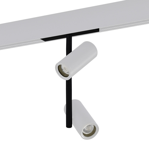 ST808.536.16 Магнитный трековый светильник Белый LED 1*16W 3000K 1 100Lm Ra>90 36° IP20 D45xH240 48V SKYLINE 48 фото 3