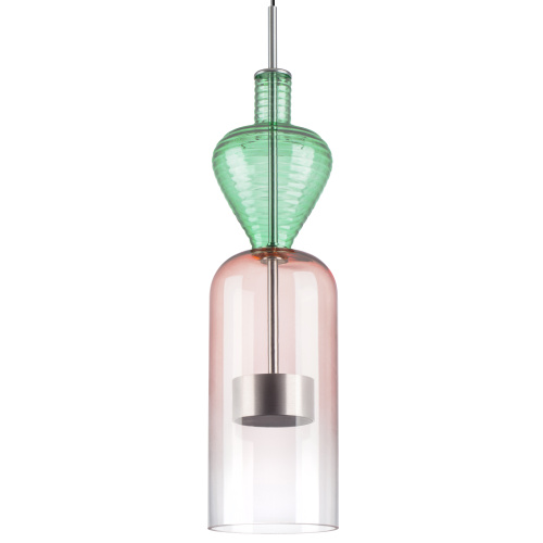 814004 Люстра BELLE LED 1х8W 400LM АЛЮМИНИЙ/МУЛЬТИКОЛОР 3000K фото 4 814004 Люстра BELLE LED 1х8W 400LM АЛЮМИНИЙ/МУЛЬТИКОЛОР 3000K фото 4