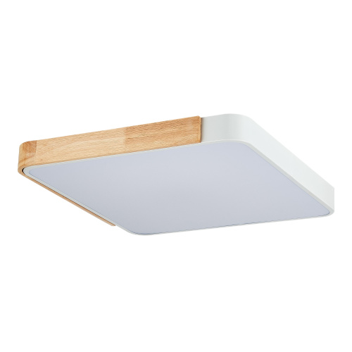 SLE201252-01 Светильник потолочный Белый, Светлое дерево/Белый LED 1*42W 3000K/4000K/6000K FESTA фото 4