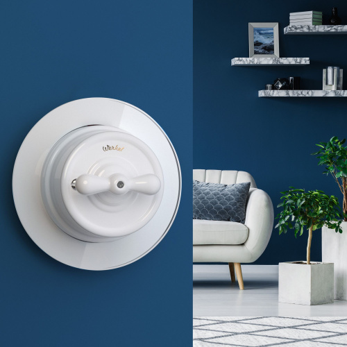 Рамка из стекла на 1 пост белый W0015101 фото 8