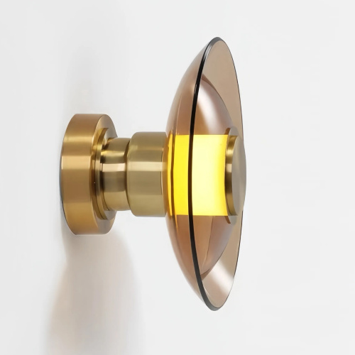 Настенный/Потолочный светильник 8665W/S gold/amber фото 2