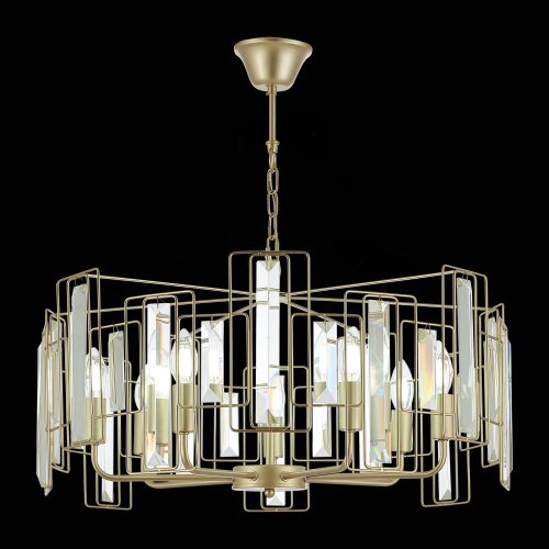 SLE103403-07 Светильник подвесной Шампань/Прозрачный E14 7*40W GIANO