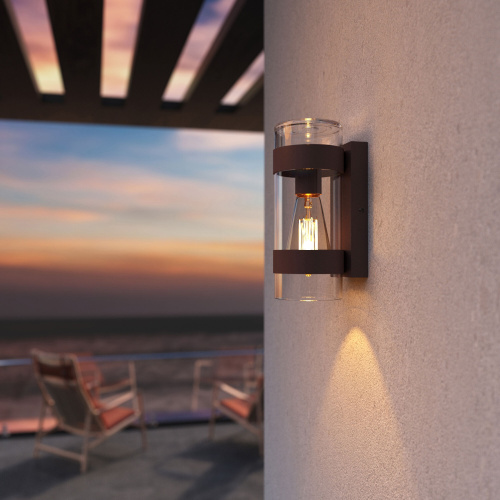 Уличный настенный светильник Falcon 35167/D темно-коричневый фото 2