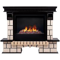 Электрокамин RealFlame Stone 26 AO античный дуб с очагом 3D Cassette 630