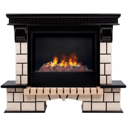 Электрокамин RealFlame Stone 26 AO античный дуб с очагом 3D Cassette 630 Электрокамин RealFlame Stone 26 AO античный дуб с очагом 3D Cassette 630