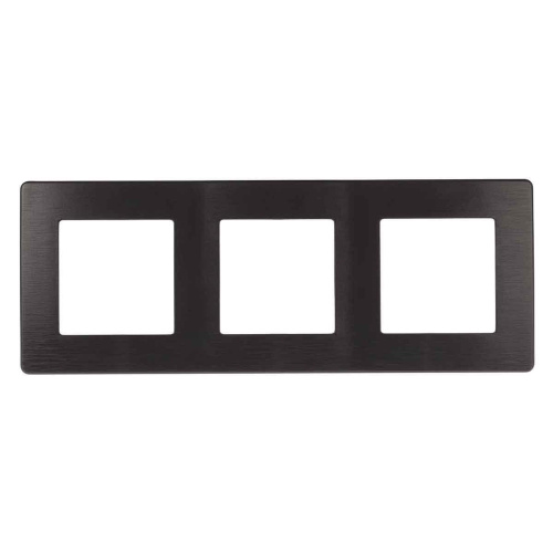 Рамка 3-постовая ЭРА 12 сатин антрацит 12-5103-05 Б0052523