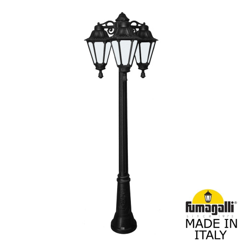 Fumagalli Садово-парковый фонарь FUMAGALLI GIGI BISSO/RUT 3L DN E26.156.S30.AYE27DN Fumagalli Садово-парковый фонарь FUMAGALLI GIGI BISSO/RUT 3L DN E26.156.S30.AYE27DN