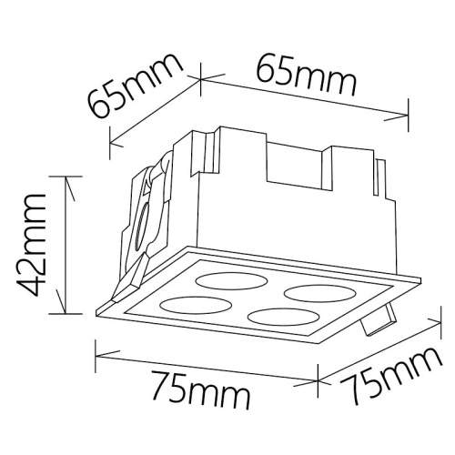 Встраиваемый светильник Mantra BLAU 9130 фото 2
