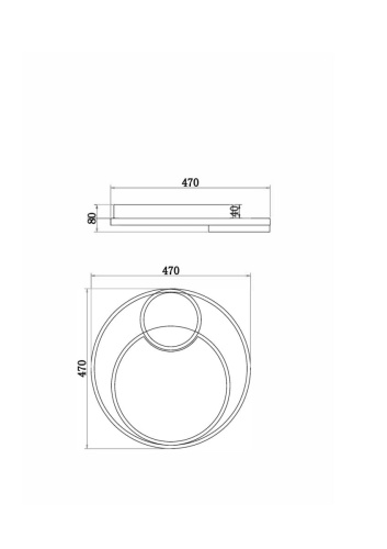 Потолочный светильник Freya FR10028CL-L80B фото 6