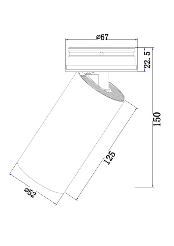 Потолочный светильник Technical C057CL-L12W3K фото 2