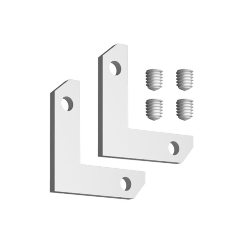 Соединитель L-образный угловой горизонтальный для арт.135325-135328 (2 шт. в комплекте) Novotech Flum Clamp For Novotech 135330