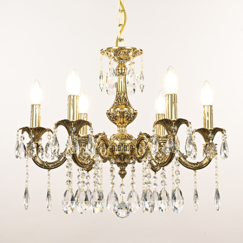 Люстра с хрустальными подвесками AL79101/6/175 A GB Bohemia Ivele Crystal (Богемия Ивеле Кристалл) фото 3