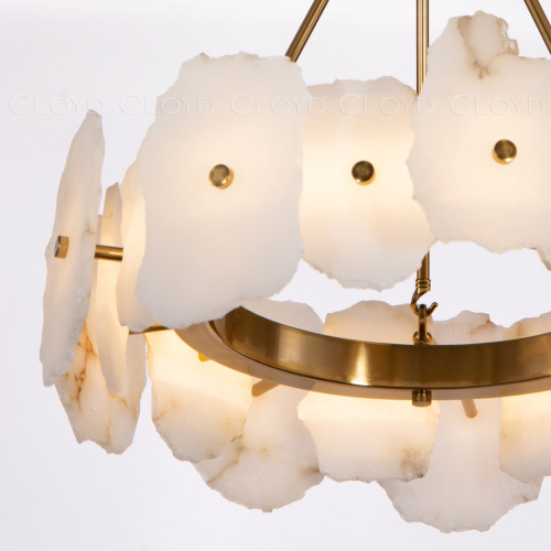 Люстра Cloyd KNOSS-A C1 / Ø60 см - алебастр - латунь (арт.10919) фото 2 Люстра Cloyd KNOSS-A C1 / Ø60 см - алебастр - латунь (арт.10919) фото 2