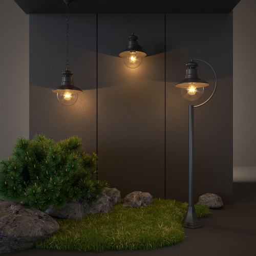 Уличный настенный светильник Talli D IP44 GL 3002D черный фото 2