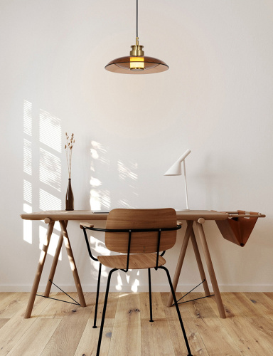 Подвесной светильник 8665P/L gold/amber фото 4